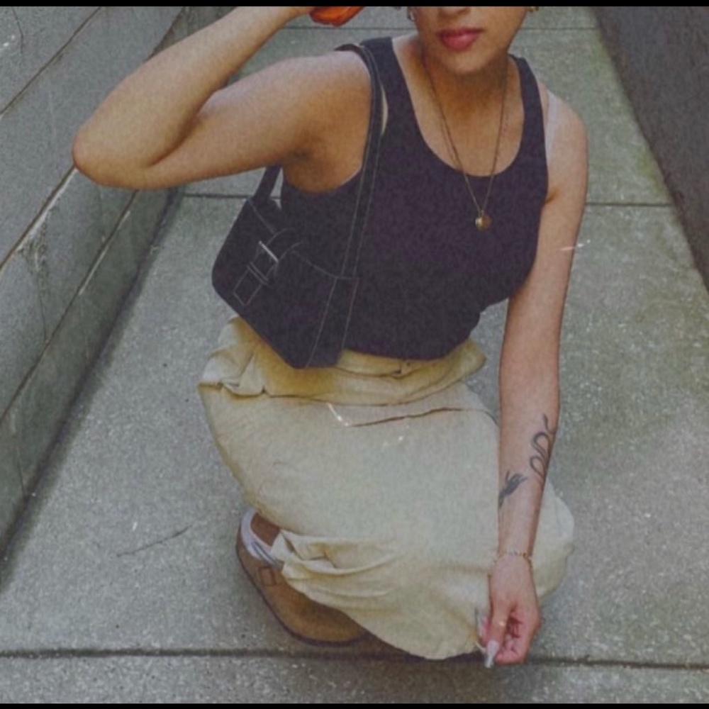 Vintage Nike ACG skirt 2-1 mini / maxi in beige